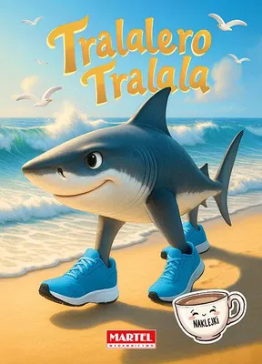 Immagine prodotto di Libro da colorare Tralalero Tralala con adesivi - Wiktoria Kohnke