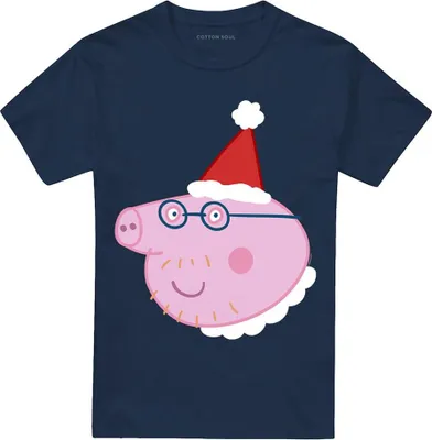 Obrázek produktu pro Prasátko Peppa - Tričko pánské/dámské uni TV26575 (XL) (Námořnická modrá)