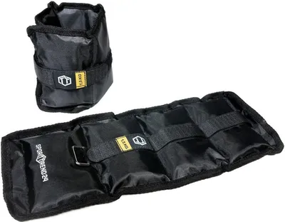 Produktbild von Sporttrend 24® Gewichtsmanschetten 0,5-5kg im 2er Set - maximaler Halt durch starken Klettverschluss, Fußgewichte (2x1,5kg)