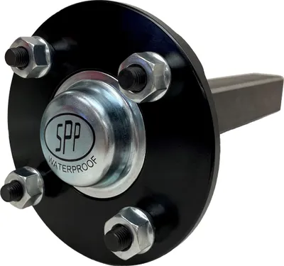 Zdjęcie produktu dla Piasta i zwrotnica ATV Quad Trailer High Speed 4 Stud 4 Inch PCD 35mmx35mm 375kgs