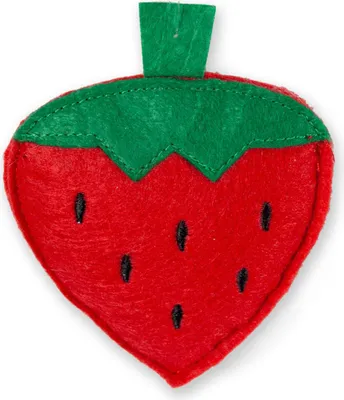 Immagine prodotto di Gatto Karlie fragola - Gioco per gatti - Tessile - Rosso - 9,5x8x1 cm