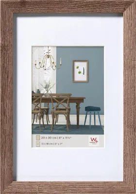Produktbild von Walther, EF015N,Fiorito Holzrahmen 10x15 cm, nussbaum
