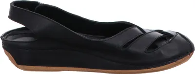Produktbild von Gemini Damen Sandale Cutouts Leder Slingback 336511-02, Größe:40 EU, Farbe:Schwarz