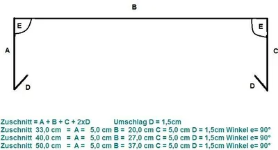 Produktbild von Wandanschluss für Mauerabdeckung Alu Anthrazit 1,5 mm Zuschnitt 50 cm - Siehe Skizze / Beschreibung