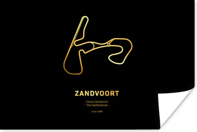 Produktbild von MuchoWow® Poster F1 - Zandvoort - Rennstrecke 180x120 cm - Fotoplakat