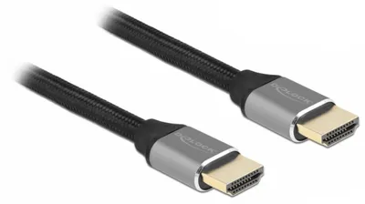 Image de DELOCK Ultra High Speed HDMI Kabel 48 Gbps 8K 60Hz grau 0,5m