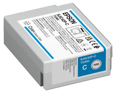 Image de Epson SJIC42P-C - 50 ml - cyan - original - Cartouche d'encre - pour ColorWorks CW-C4000E (BK)