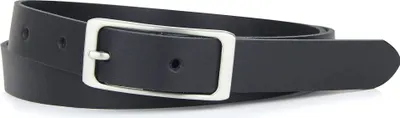 Produktbild von Ledergürtel 100% echtes Leder,  GERMANY, 19 mm breit, Damen Gürtel Schwarz schmal, Größe 110