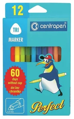 Zdjęcie produktu dla Centropen sada popisovačů 2510 2.3mm zdravotně nezávadný vypratelný inkoust