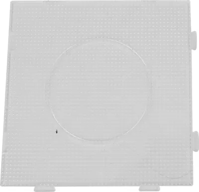 Produktbild von Transparente geometrische Pegboard -Vorlage Kinder Kinder Spielzeug für 2,6 mm Perlerperlen (Big Square)