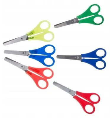 Produktbild von Starpak Schulschere Metall mit Lineal 13,5 cm rot
