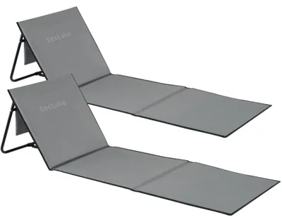 Produktbild von tectake® 2er Set Strandmatte Mina inkl. Aufbewahrungstasche