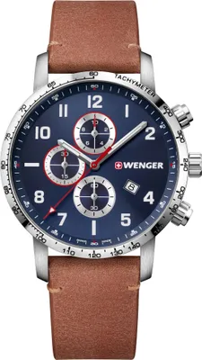 Produktbild von Wenger 01.1543.108 Attitude Chonograph Herrenuhr 44mm 10ATM