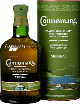 Produktbild von Connemara Peated Single Malt Irish Whiskey in Geschenkpackung | 40 % vol | 0,7 l