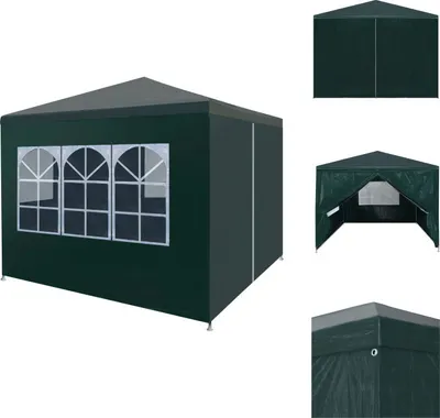 Obrázek produktu pro vidaXL Párty stan 3x3 m zelený - Pavilony a párty stany