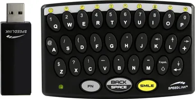 Produktbild von Speed-Link SL-4439-SBK-01, Schwarz, Kabellos