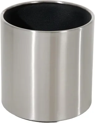 Immagine prodotto di Vaso da fiori NEW RONDO in acciaio inossidabile spazzolato 40x40 cm