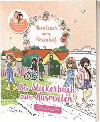 Image de Abenteuer vom Rosenhof: Das Stickerbuch zum Ausmalen