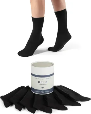 Produktbild von 7 Pack Herren Mustang Black MU31043 - 9999 43 - 46 l Socken
