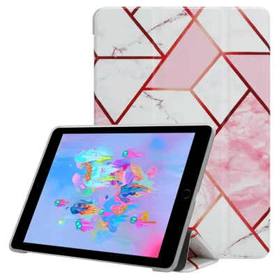 Produktbild von Cadorabo Hülle für Apple iPad AIR 2 2014 / AIR 2013 / PRO (9.7 Zoll) Handyhülle Design Weiß Schutzhülle Tablet Hülle