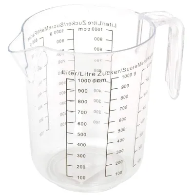 Image de Tasse à mesurer transparente Basic 1L