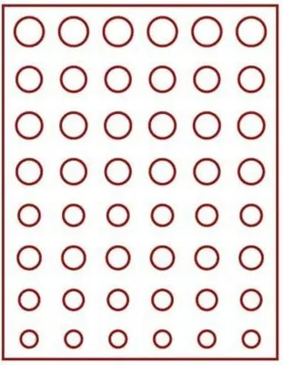 Produktbild von Lindner 2506ME Velourseinlage blau 2506ME