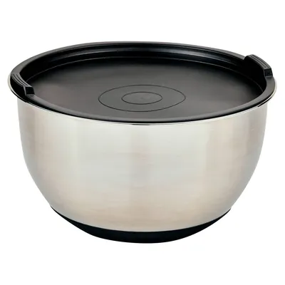 Immagine prodotto di KESPER Ciotola per impastare con coperchio e bilancia, Ø 24 cm, acciaio inox/silicone KESPER 90896