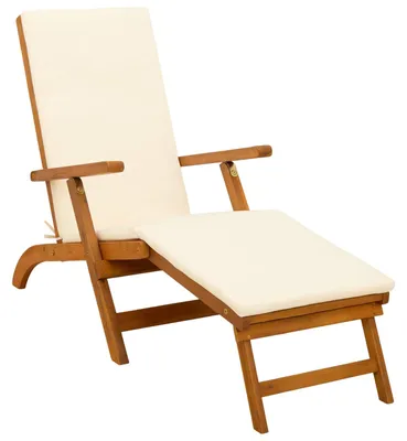 Image de Chaise longue réglable et pliable vidaXL 55 x 146 x 91 cm