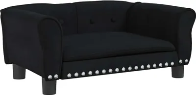 Obrázok produktu pre vidaXL Pelech pre psov čierny 70x45x30 cm Velvet