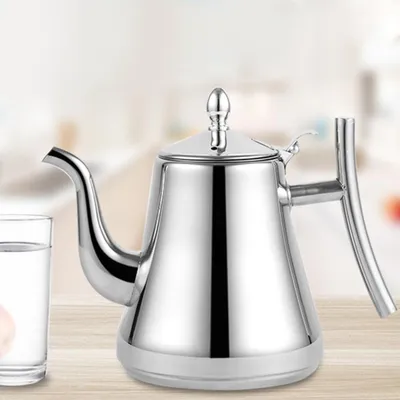 Zdjęcie produktu dla Wysokiej jakości czajnik ze stali nierdzewnej z zagęszczonym imbrykiem do kawy z zaparzaczem do restauracji hotelowej2.0L
