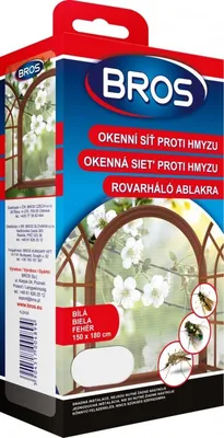 Obrázek produktu pro Bros - síť okenní 150 x 180 cm bílá