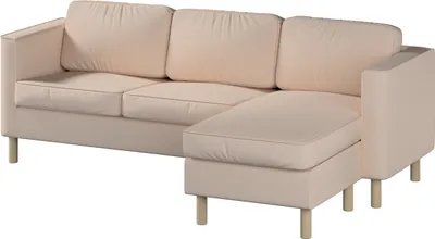 Produktbild von Dekoria Bezug für Pärup 3-Sitzer Sofa mit Recamiere, beige, 235x80x148