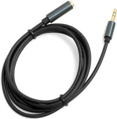 Produktbild von SYSTEM-S 3.5mm Klinke 3 Polig (male) auf 3.5mm Klinke AUX Stereo Buchse 100 cm (female)