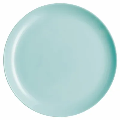 Produktbild von Diwali Light Turquoise Coupteller flach 27cm - 6 Stück