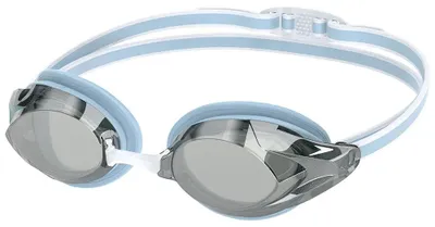 Imagen del producto de Speedo - Gafas de natación "Vanquisher 3.0" con lentes espejadas para mujer, modelo IG4146 (talla única), color azul claro