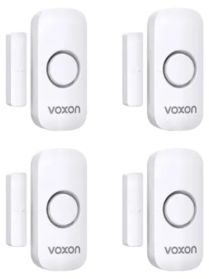 Productafbeelding van Draadloos Deuralarm Wit - Batterijgevoed Contactsensor - 100 dB Geluid