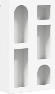 Produktbild von vidaXL Hängeschrank mit Regal Weiß 59 x 20 x 100 cm Holzwerkstoff