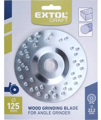 Obrázek produktu pro Extol Craft Kotouč na dřevo 125x1x22,2 mm, extra hrubý