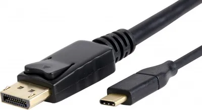 Produktbild von LMP 17092 Video Kabel Adapter 1.8 m USB C Displayport Schwarz - Video Kabel Adapter (1.8 m, USB C, Displayport, Mnnlich, Mnnlich, Rechts)