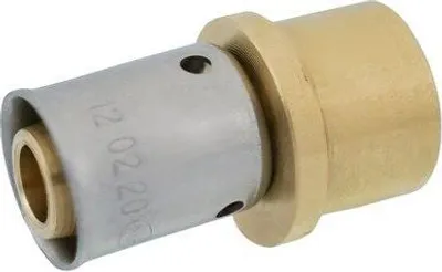 Produktbild von Crimpfitting für Durchmesser 12 und Durchmesser 14