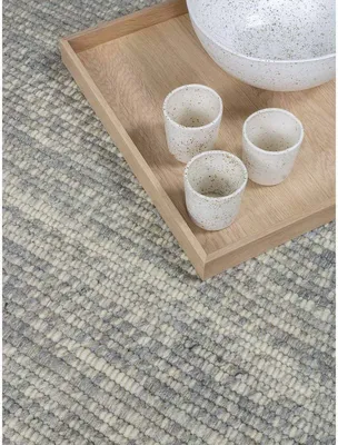Image de Tapis en laine Festini 140 cm x 200 cm Marco Grey
