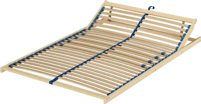 Produktbild von 70.32-12-190 FV Federholzrahmen Lattenrost 120x190 cm Kopfteil verstellbar