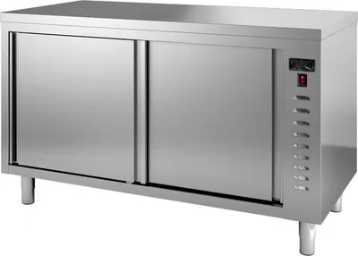 Obrázok produktu pre Ohrievacia skrinka z nehrdzavejúcej ocele, 1300 (D) x 600 (H) x 880 (V) mm