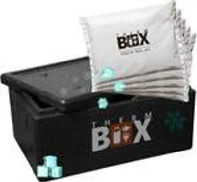 Produktbild von THERM BOX Profi Styroporbox Gastro GN mit 5x Kühlakku für Kühlbox 40L Innen: 54x34x21,5cm Transportbox Wiederverwendbar