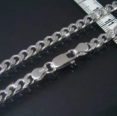 Produktbild von Silberkette Kette Panzerkette 925 Silber 5,5mm Niklarson 60cm 13555-60