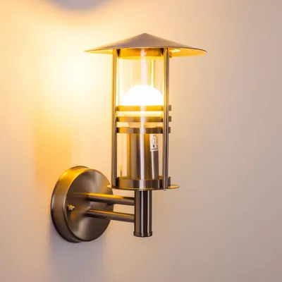 Produktbild von Latiano »Latiano« Außenwandlampe aus Edelstahl mit Klarglas-Scheiben