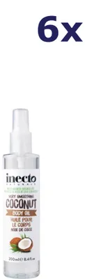 Produktbild von 6x Inecto Naturals Coconut Body Oil 200ml