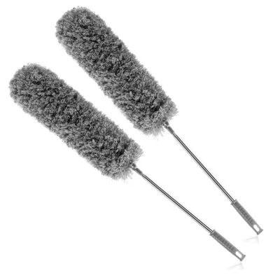 Produktbild von 2 Staubwedel mit Teleskopstiel, extra langer Staubwedel