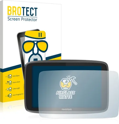Produktbild von BROTECT Entspiegelungs Schutzglas für TomTom Go Professional 6250 Schutzfolie Panzer Folie Glas Display Schutz matt