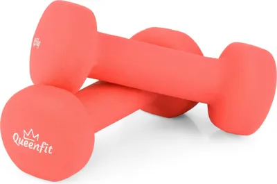 Obrázok produktu pre Queenfit® Sada činiek - 2x 0,5 kg činky - sada činiek na silový tréning, fitness, cvičenie - gymnastické činky, činky do domácej posilňovne